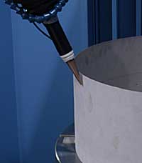 no tool forces with laser drilling